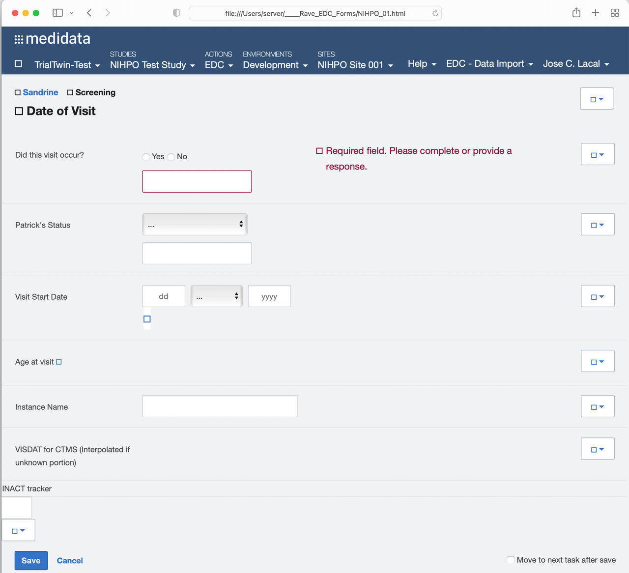 TrialTwin - Medidata Rave
