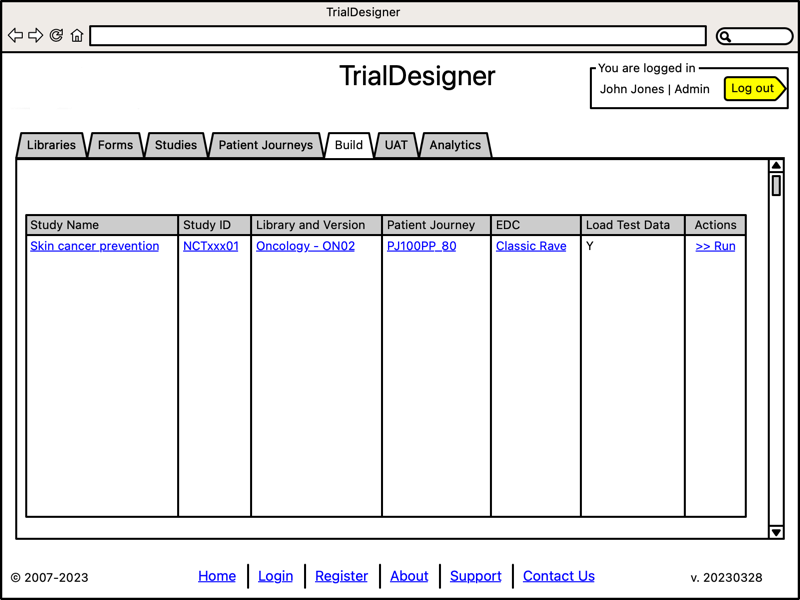 TrialTwin - Trial Designer - Build Study
